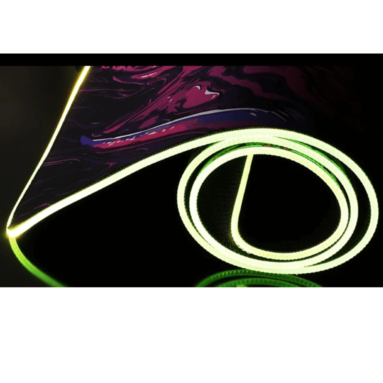 American Notions RGB Gaming Mouse Pad, Large Monster Desk Computer Rubber Mat  Multicolor