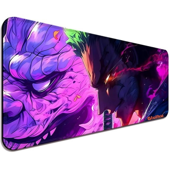 Anime Mouse Pad,Extended Large Gaming Mousepad,Non-Slip Rubber Base and Stitched Edges Desk Mat for Computer Home Office Work and Study,31.5x11.8x0.12inch (L02)