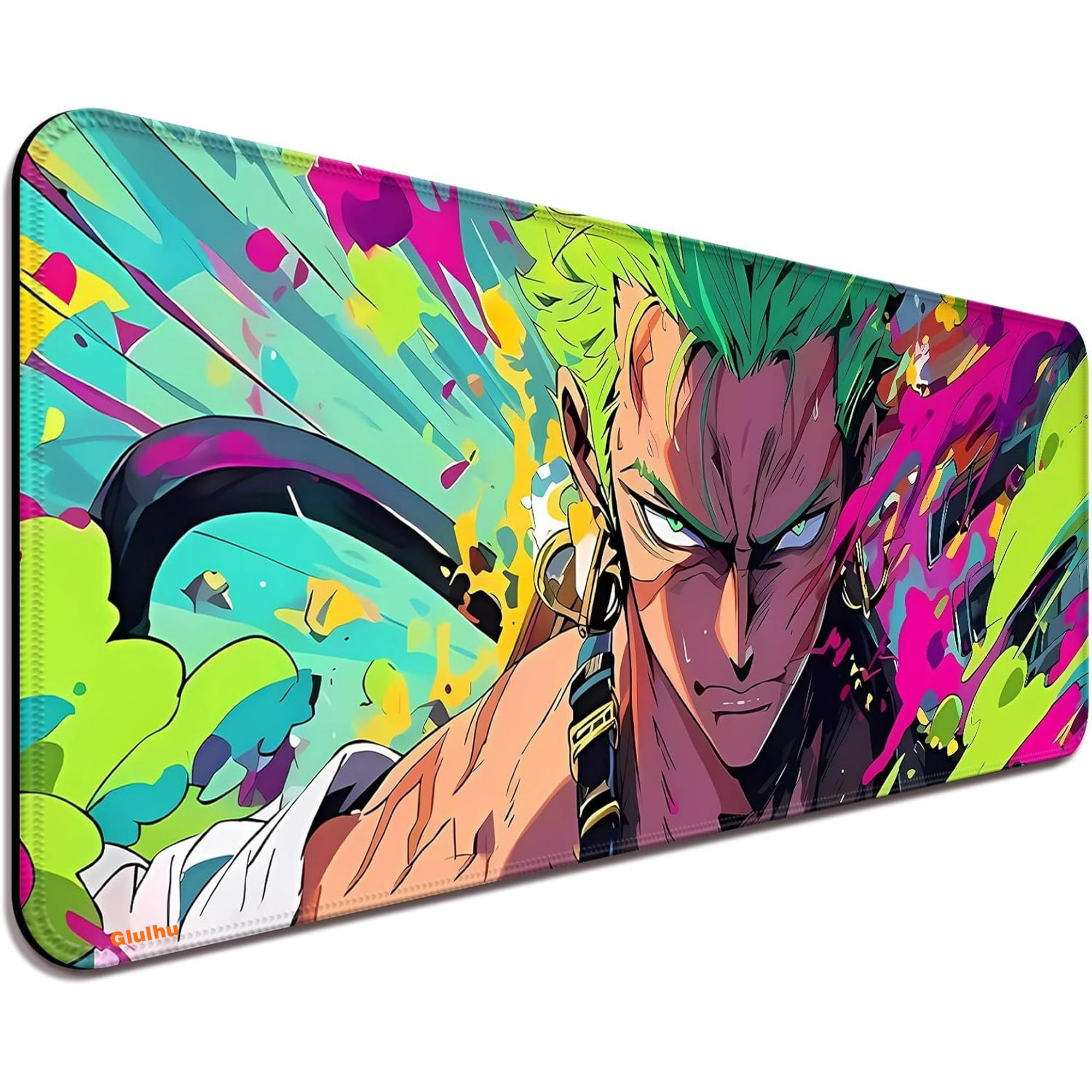 Anime Mouse Pad,Extended Large Gaming Mousepad,Non-Slip Rubber Base and Stitched Edges Desk Mat for Computer Home Office Work and Study,31.5x11.8x0.12inch (L02)