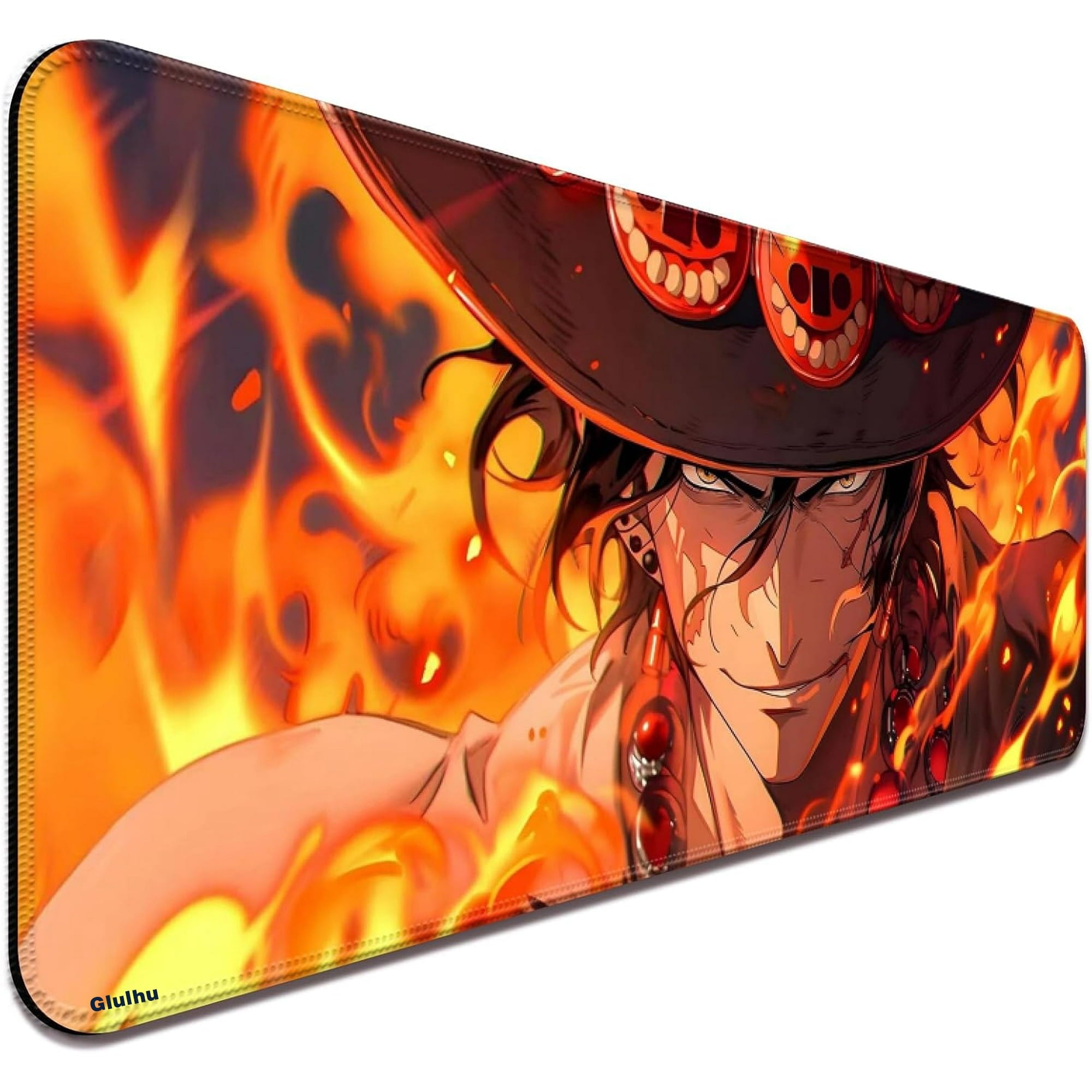 Anime Mouse Pad,Extended Large Gaming Mousepad,Non-Slip Rubber Base and Stitched Edges Desk Mat for Computer Home Office Work and Study,31.5x11.8x0.12inch (L02)