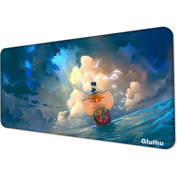 Anime Mouse Pad,Extended Large Gaming Mousepad,Non-Slip Rubber Base and Stitched Edges Desk Mat for Computer Home Office Work and Study,31.5x11.8x0.12inch (L02)