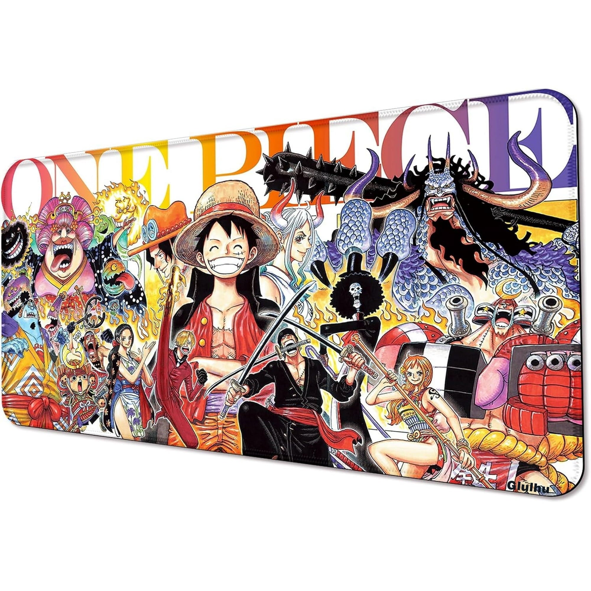 Anime Mouse Pad,Extended Large Gaming Mousepad,Non-Slip Rubber Base and Stitched Edges Desk Mat for Computer Home Office Work and Study,31.5x11.8x0.12inch (L02)