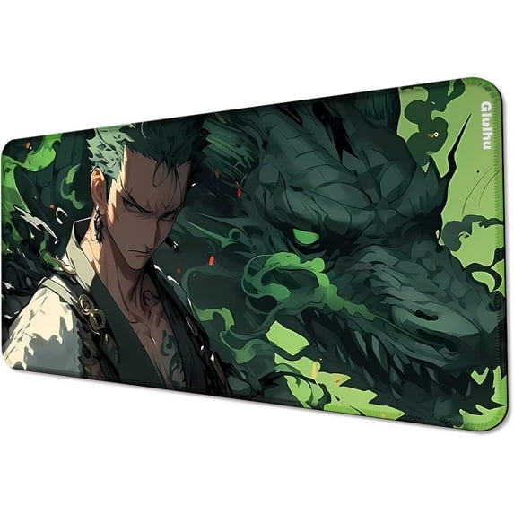 Anime Mouse Pad,Extended Large Gaming Mousepad,Non-Slip Rubber Base and Stitched Edges Desk Mat for Computer Home Office Work and Study,31.5x11.8x0.12inch (L02)