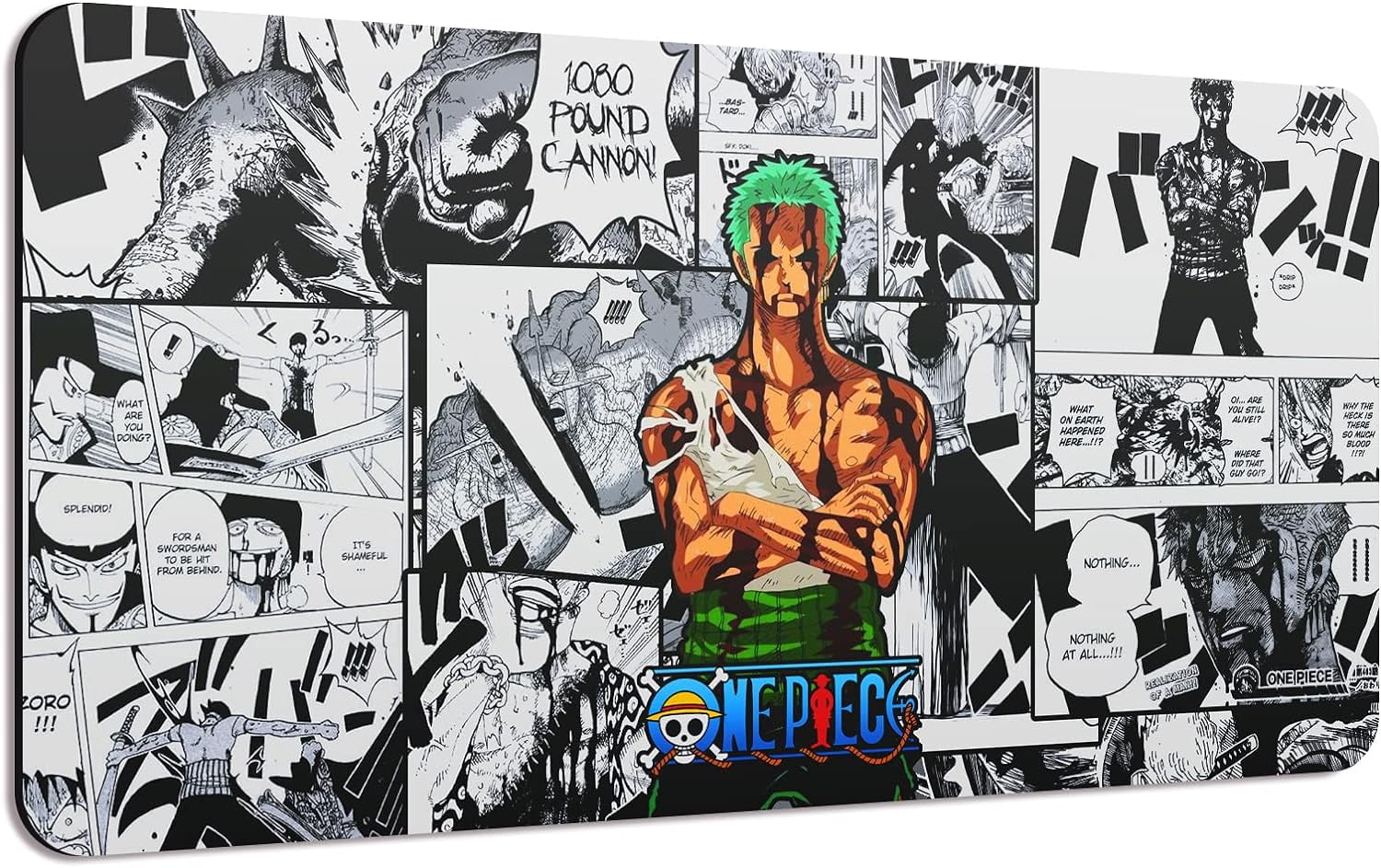 Anime Characters Desk Mat, Extended Large Anime Mouse Pad for Home Office, Non-Slip Rubber Base with Stitched Edges Gaming Desk Pad for Computer Keyboard and Laptop, 31.5x12x0.12inch(YF17)