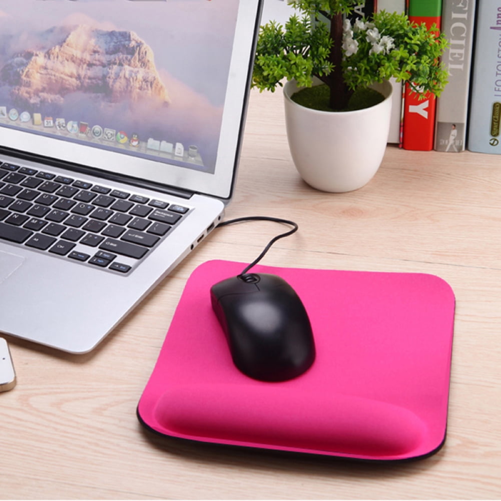EUNPOIE Mouse Pad Pads for Computers Sponge Nonslip with Wrist Rest Lightweight Mousepad Mat for Office Gaming Computer Laptop Mac Pain Relief at Home Or Work