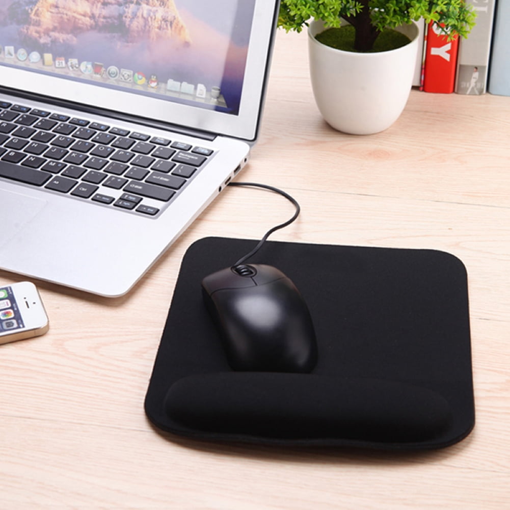 EUNPOIE Mouse Pad Pads for Computers Sponge Nonslip with Wrist Rest Lightweight Mousepad Mat for Office Gaming Computer Laptop Mac Pain Relief at Home Or Work