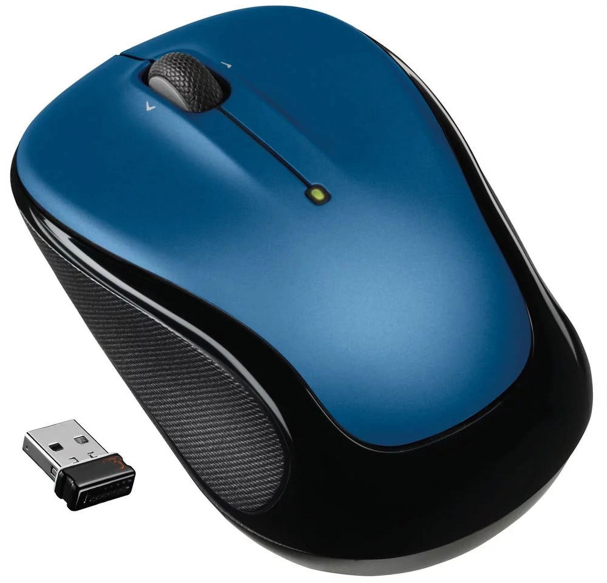 Logitech Compact Wireless Mouse, 2.4 GHz with USB Unifying Receiver, Optical Tracking, Blue, Walmart Exclusive
